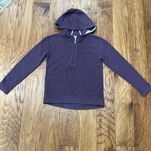 All in motion purple fleece 1/2 zip sweatshirt size 10